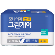 액티브 그린케어 일자형패트30매(가성비 좋은 교체용 속기저귀)