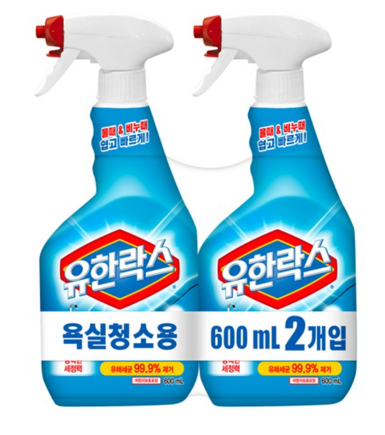 유한 욕실청소용 600+600ml