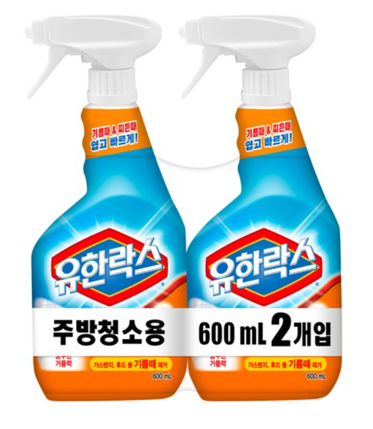 유한 주방청소용 600+600ml