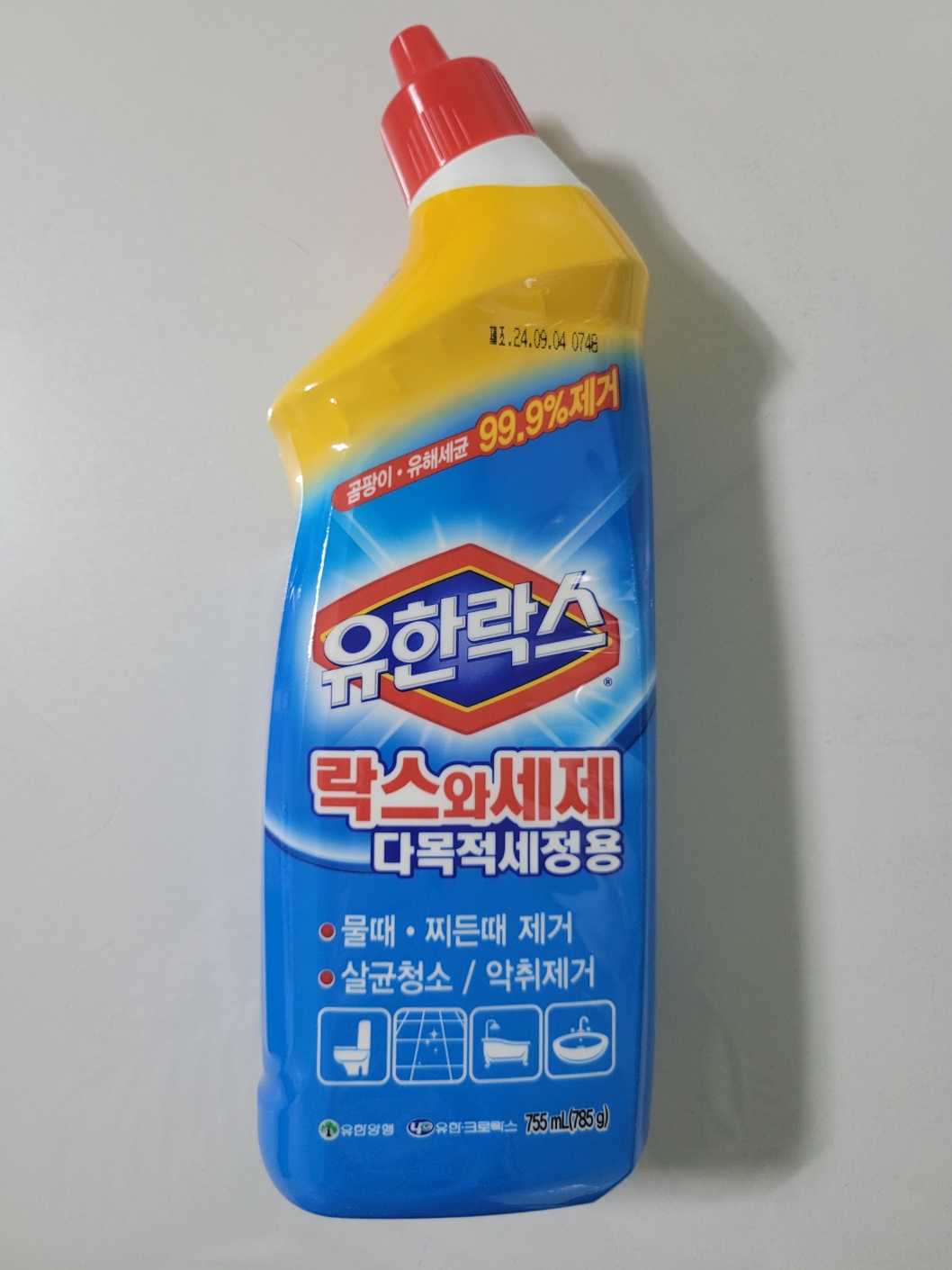 유한락스 플러스 락스와세제 755ml