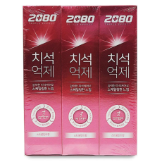 2080 트리플이펙트(스트롱민트)치약 120g*3입