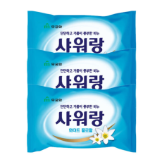 무궁화 샤워랑3입(화이트) 130g