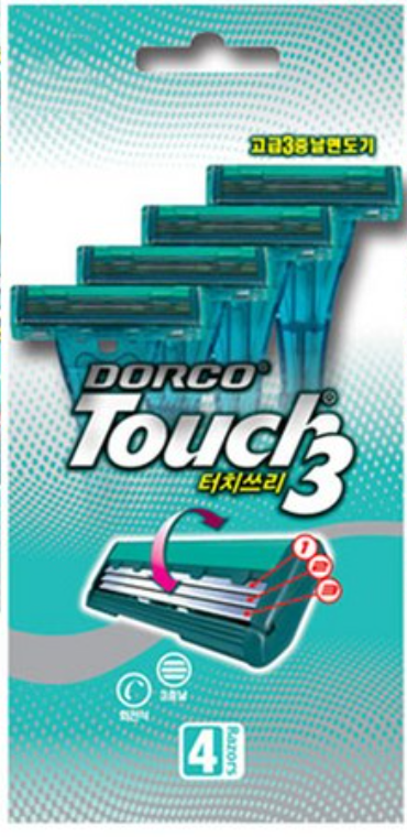 도루코 터치3 TP900-4P 4입